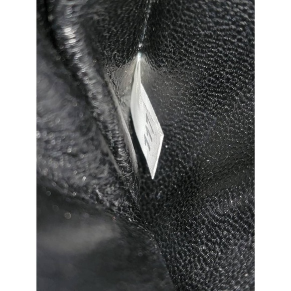 Authentic Prada Saffiano Sound Lock Pochette Shoulder Bag Orange/Blue - Picture 14 of 16